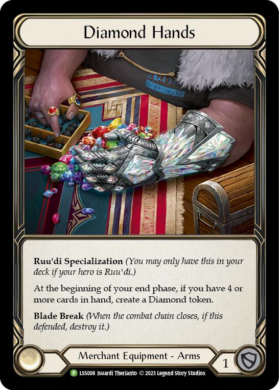 Diamond Hands (Cold Foil) [LSS008] (Promo)  Rainbow Foil | Total Play