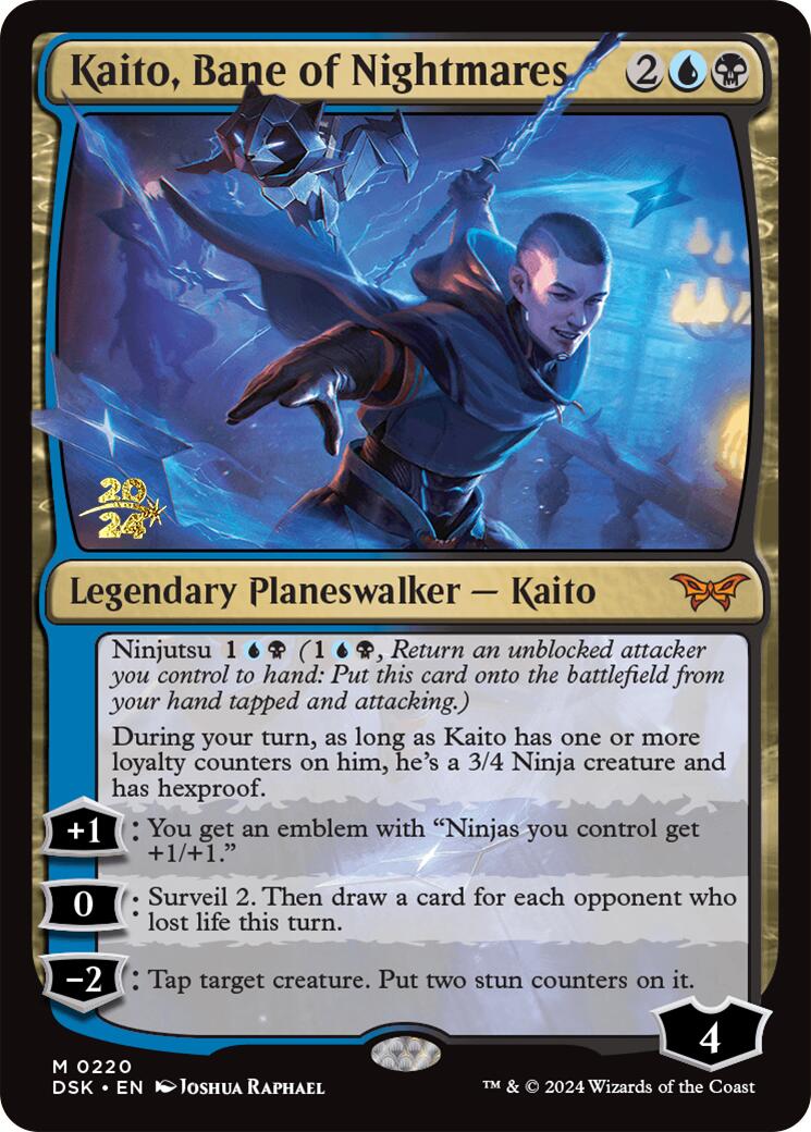 Kaito, Bane of Nightmares [Duskmourn: House of Horror Prerelease Promos] | Total Play