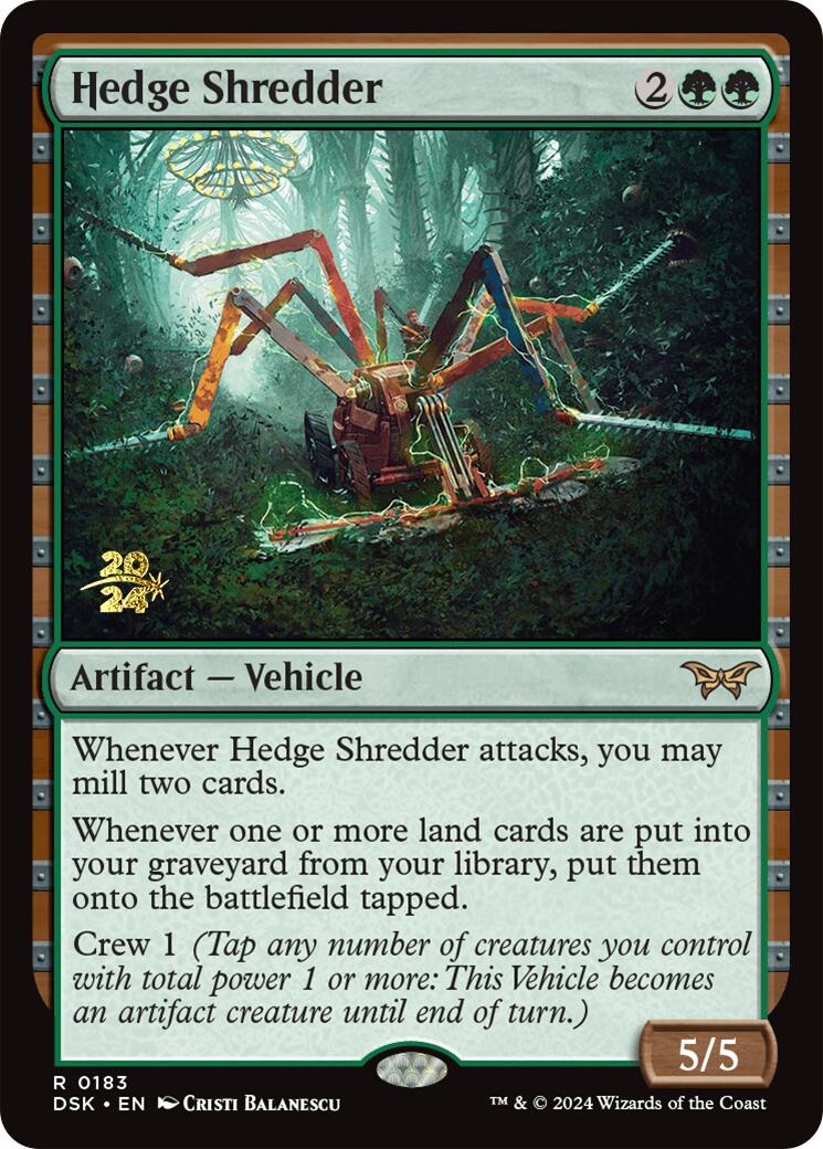 Hedge Shredder [Duskmourn: House of Horror Prerelease Promos] | Total Play