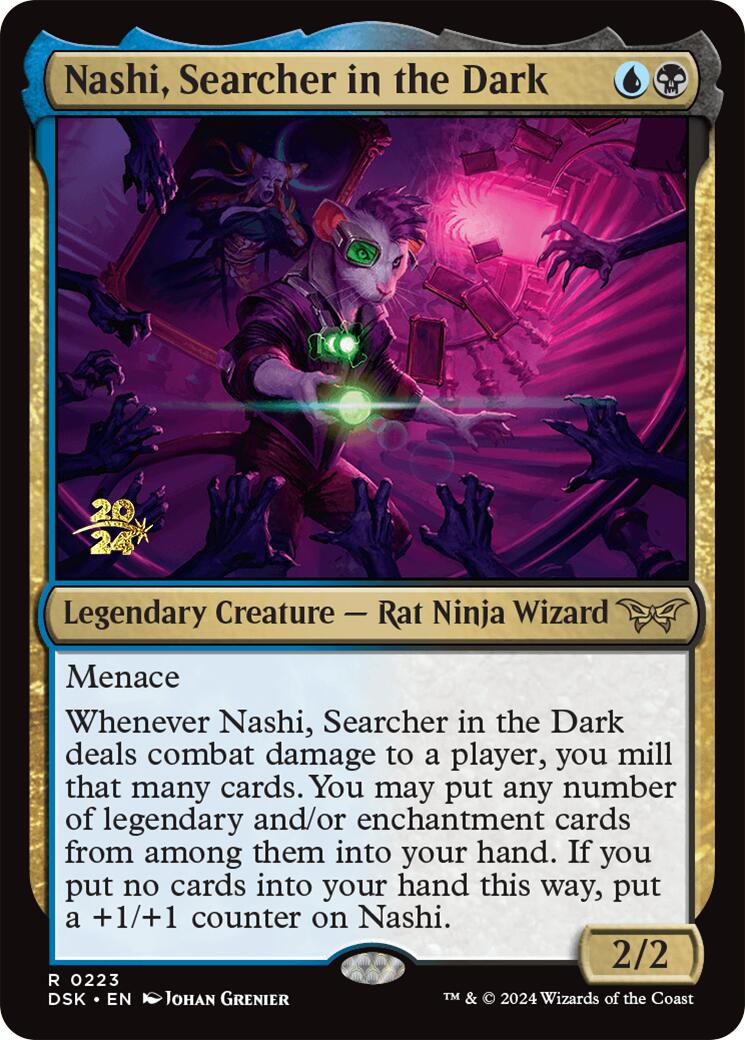 Nashi, Searcher in the Dark [Duskmourn: House of Horror Prerelease Promos] | Total Play