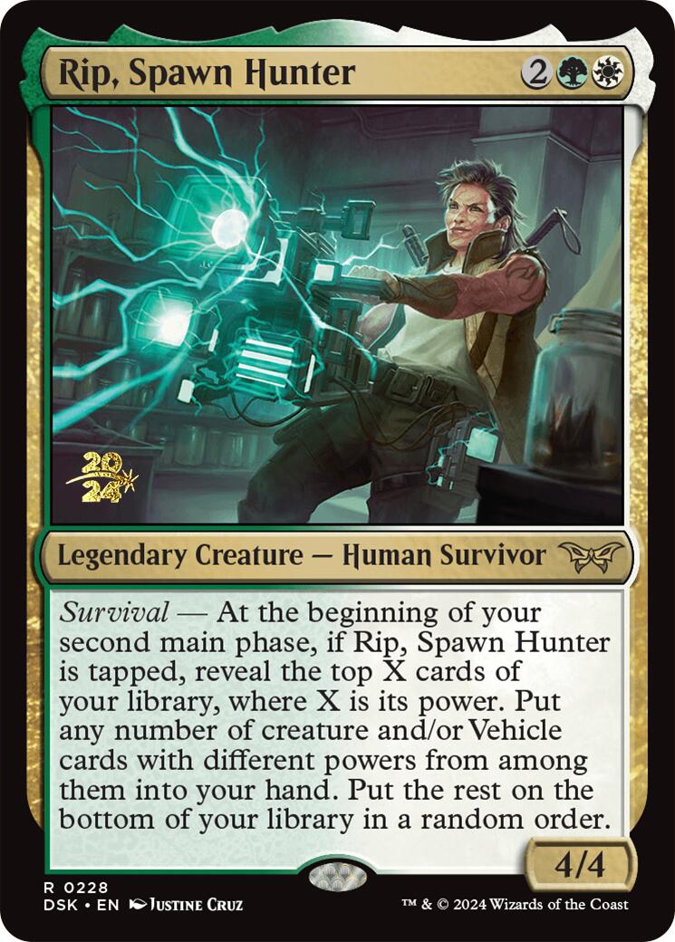 Rip, Spawn Hunter [Duskmourn: House of Horror Prerelease Promos] | Total Play