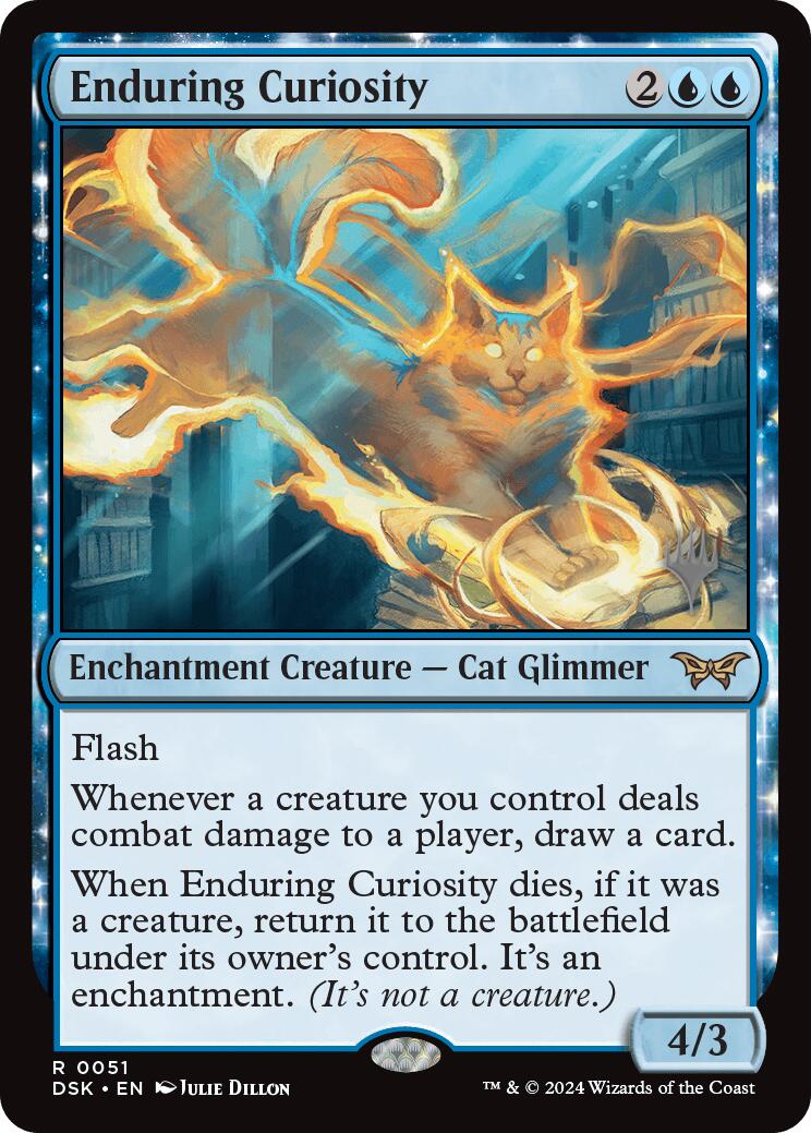 Enduring Curiosity (Promo Pack) [Duskmourn: House of Horror Promos] | Total Play