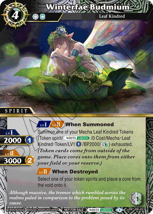 Winterfae Budmium (Store Tournament & Sealed Deck Pack Vol.1) (PR-051) [Battle Spirits Saga Promo Cards] | Total Play