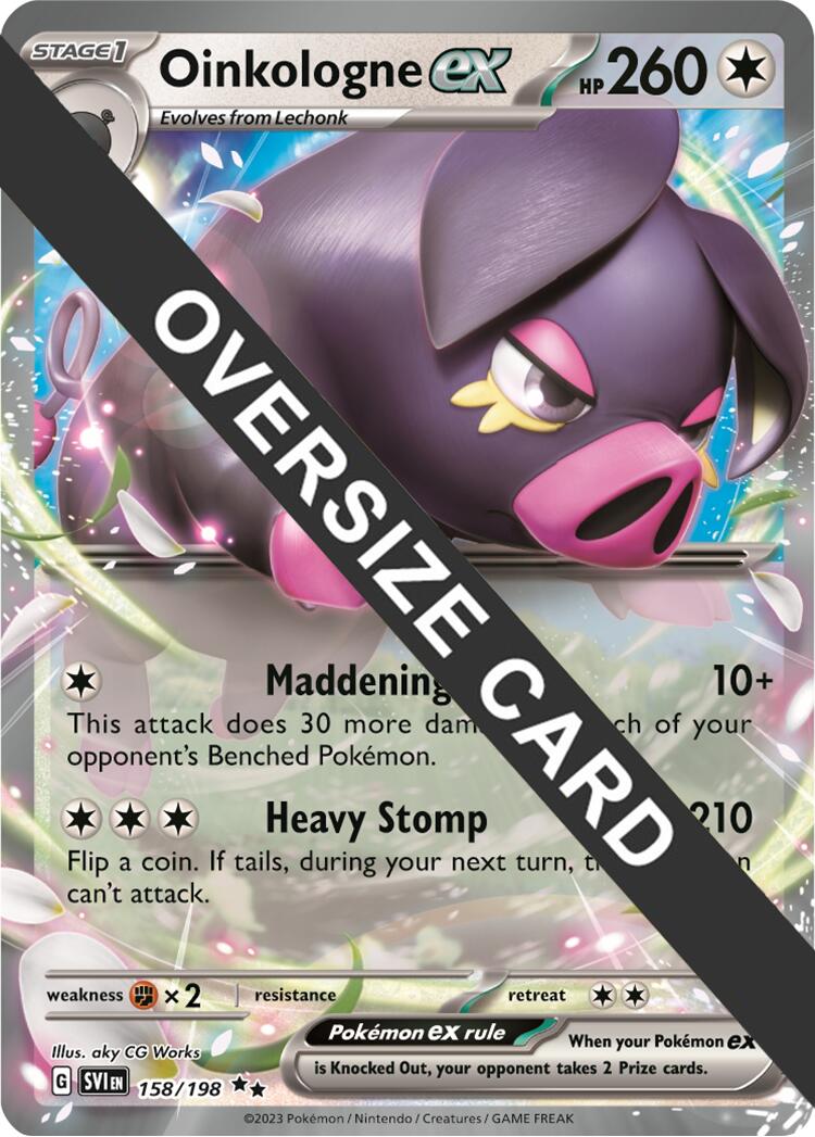 Oinkologne ex (158/198) (Jumbo Card) [Scarlet & Violet: Black Star Promos] | Total Play