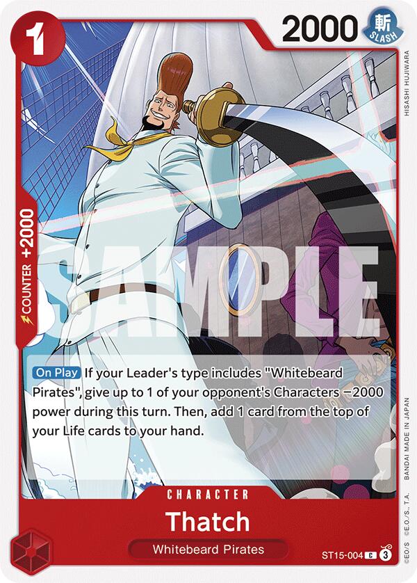 Thatch [Starter Deck: RED Edward.Newgate] | Total Play