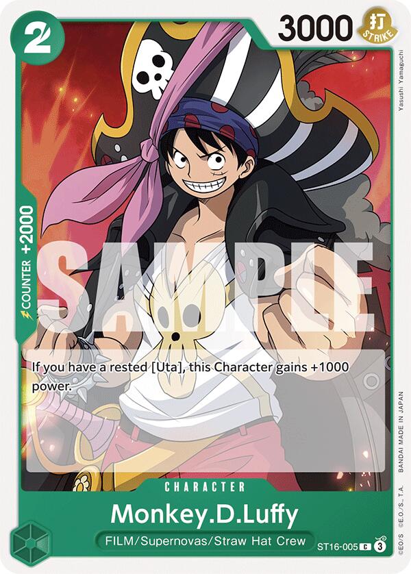 Monkey.D.Luffy [Starter Deck: GREEN Uta] | Total Play