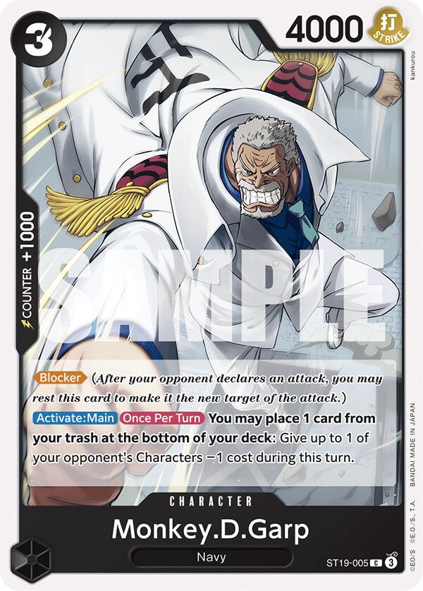 Monkey.D.Garp [Starter Deck: BLACK Smoker] | Total Play