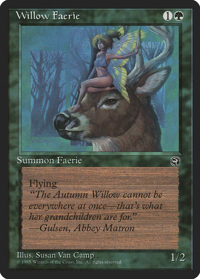 Willow Faerie (Gulsen Flavor Text) [Homelands] | Total Play