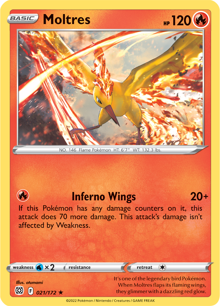 Moltres (021/172) [Sword & Shield: Brilliant Stars] | Total Play