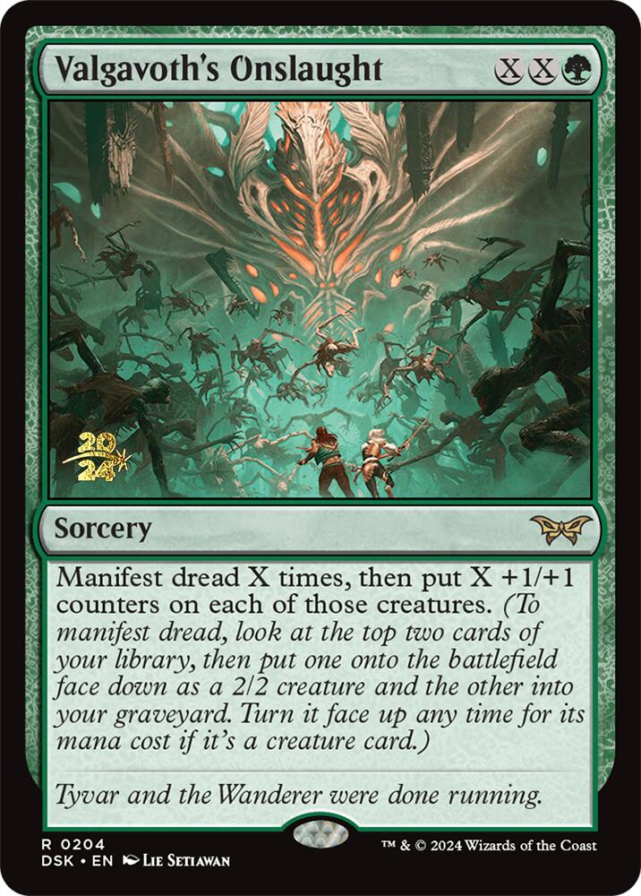 Valgavoth's Onslaught [Duskmourn: House of Horror Prerelease Promos] | Total Play