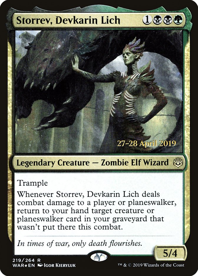 Storrev, Devkarin Lich [War of the Spark Prerelease Promos] | Total Play