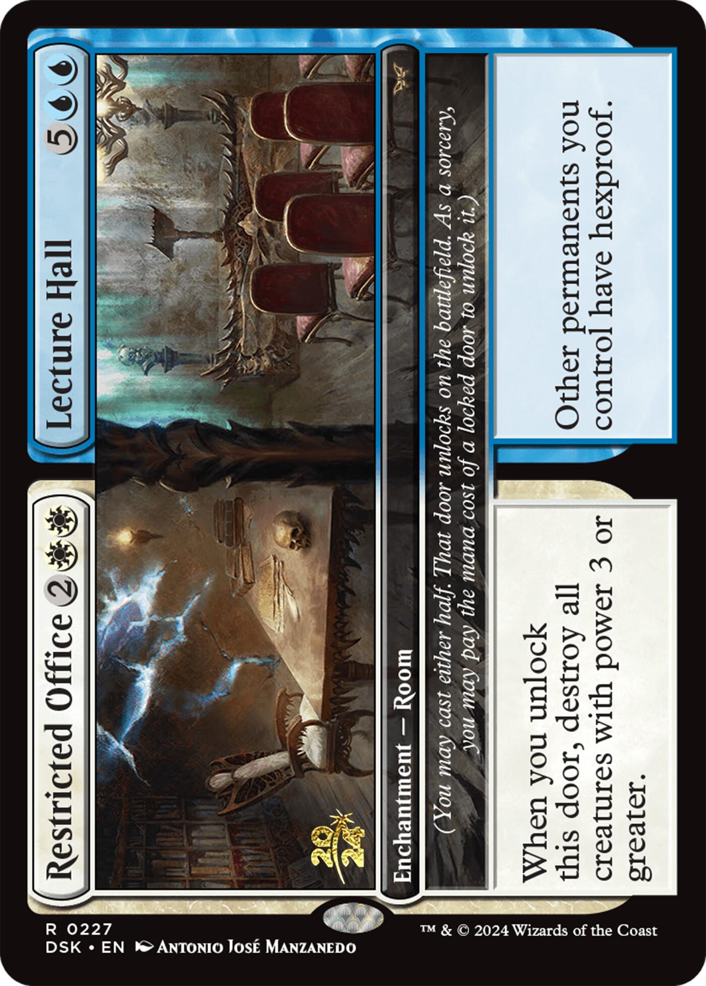 Restricted Office // Lecture Hall [Duskmourn: House of Horror Prerelease Promos] | Total Play