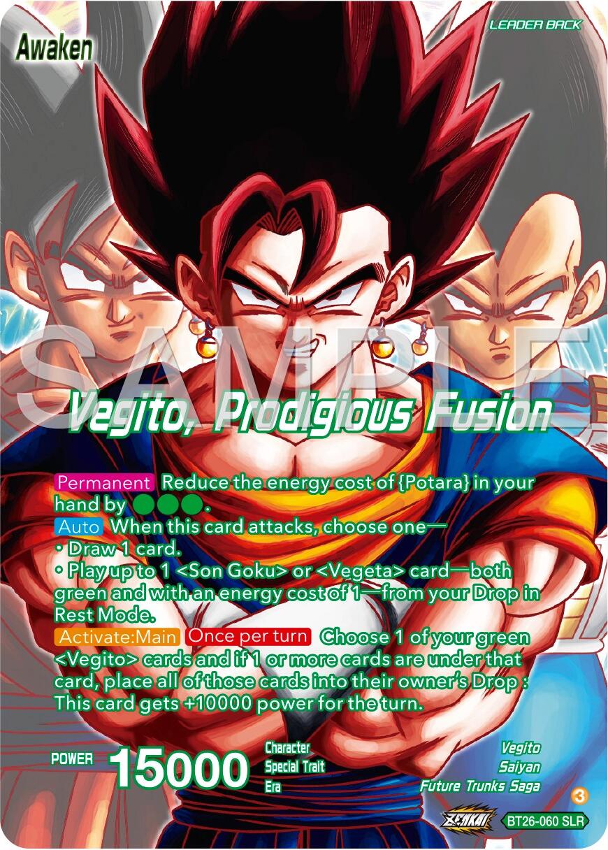 Son Goku & Vegeta // Vegito, Prodigious Fusion (Alternate Art) (BT26-060) [Ultimate Advent] | Total Play