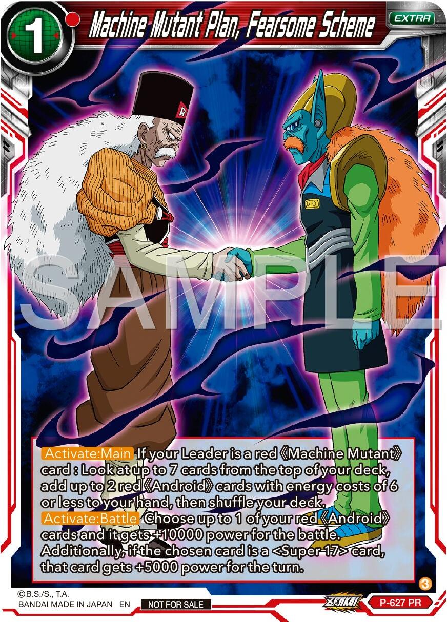 Machine Mutant Plan, Fearsome Scheme (Zenkai Series Tournament Pack Vol.9) (P-627) [Promotion Cards] | Total Play