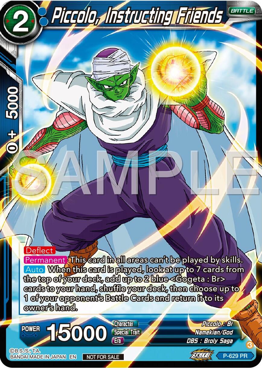 Piccolo, Instructing Friends (Zenkai Series Tournament Pack Vol.9) (P-629) [Promotion Cards] | Total Play