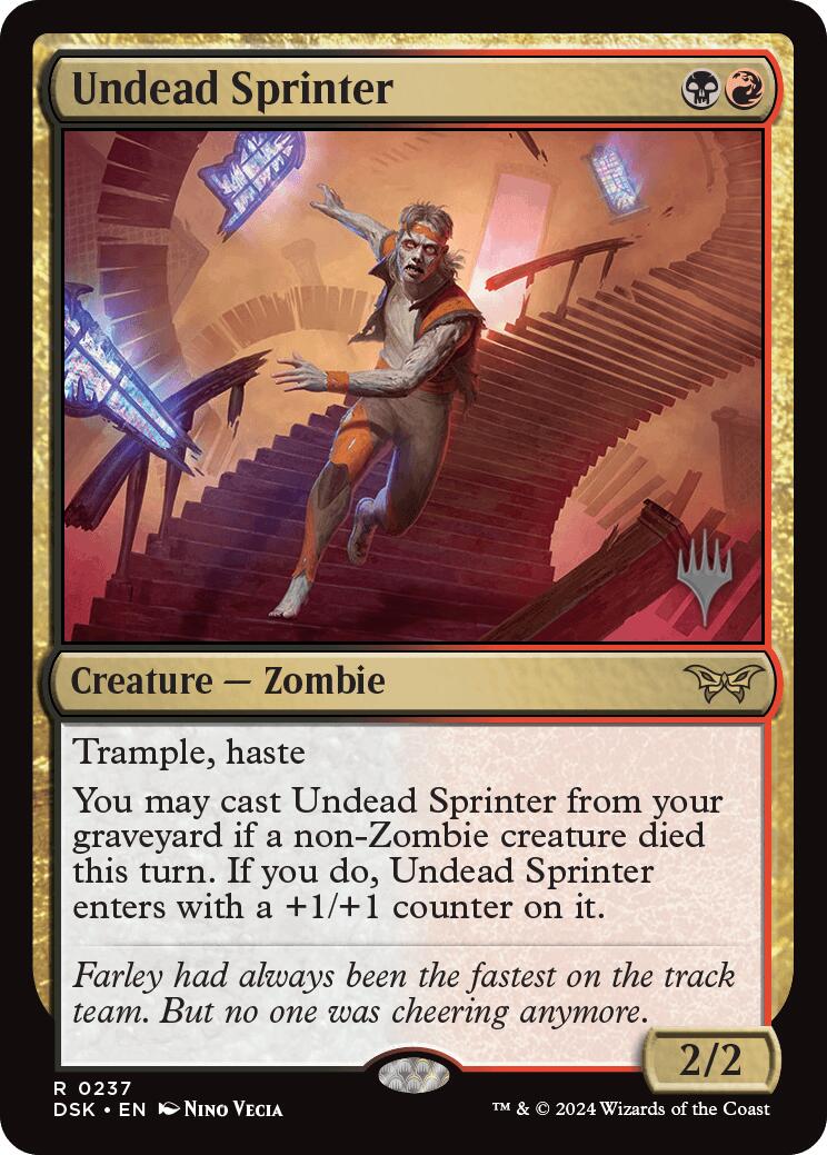 Undead Sprinter [Duskmourn: House of Horror Promos] | Total Play