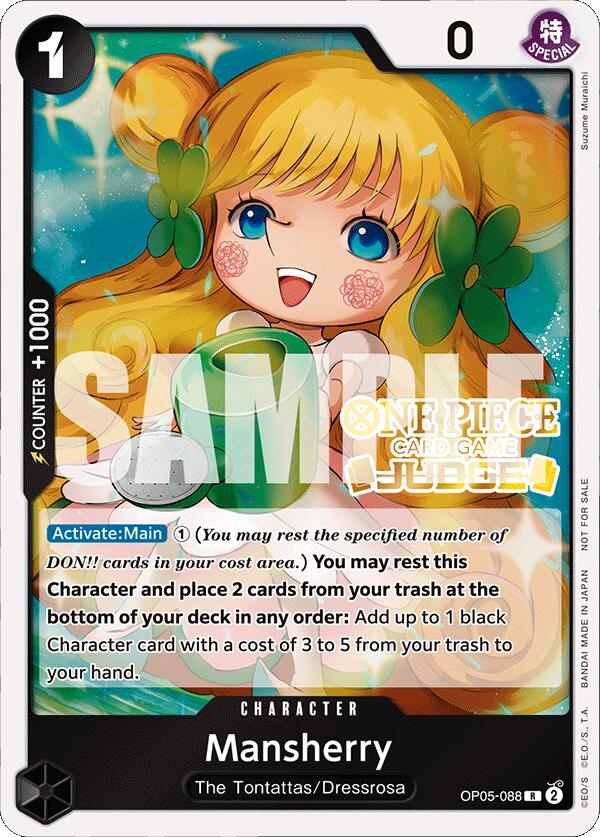 Mansherry (Judge Pack Vol. 4) [One Piece Promotion Cards] | Total Play