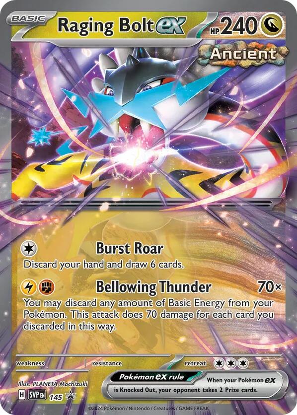 Raging Bolt ex (145) [Scarlet & Violet Promo Cards] | Total Play