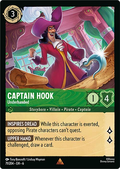 Captain Hook - Underhanded (71/204) [Azurite Sea] | Total Play