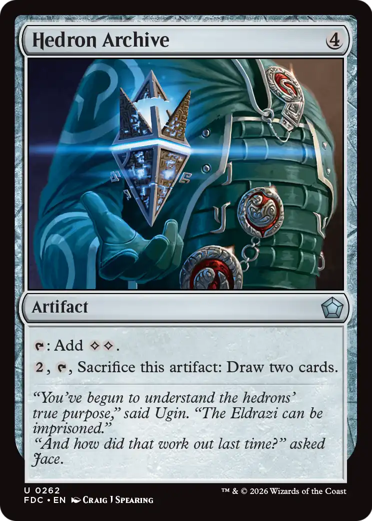 Hedron Archive [Foundations Commander] | Total Play