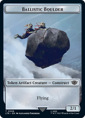 Ballistic Boulder // Food Token (11) Double-Sided Token [The Lord of the Rings: Tales of Middle-Earth Tokens] | Total Play