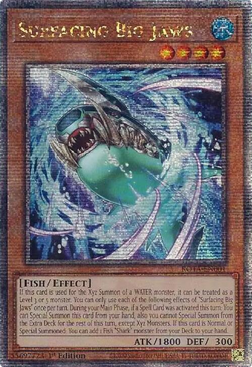 Surfacing Big Jaws (Quarter Century Secret Rare) [ROTA-EN001] Quarter Century Secret Rare | Total Play