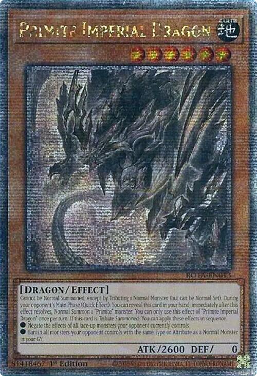 Primite Imperial Dragon (Quarter Century Secret Rare) [ROTA-EN013] Quarter Century Secret Rare | Total Play