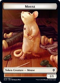 Mouse // Food (17) Double-Sided Token [Throne of Eldraine Tokens] | Total Play