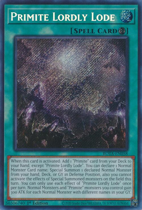 Primite Lordly Lode [ROTA-EN058] Secret Rare | Total Play