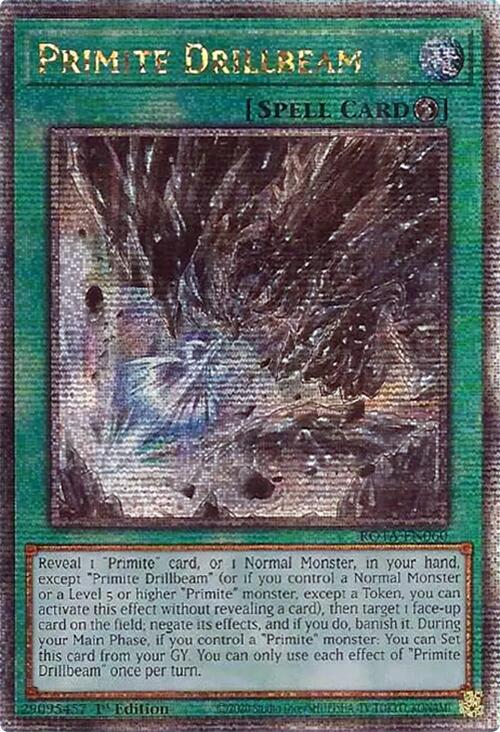 Primite Drillbeam (Quarter Century Secret Rare) [ROTA-EN060] Quarter Century Secret Rare | Total Play