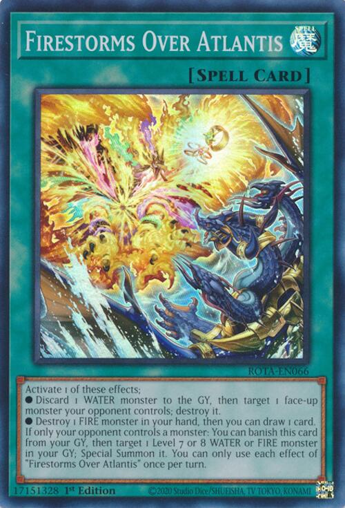 Firestorms Over Atlantis [ROTA-EN066] Super Rare | Total Play