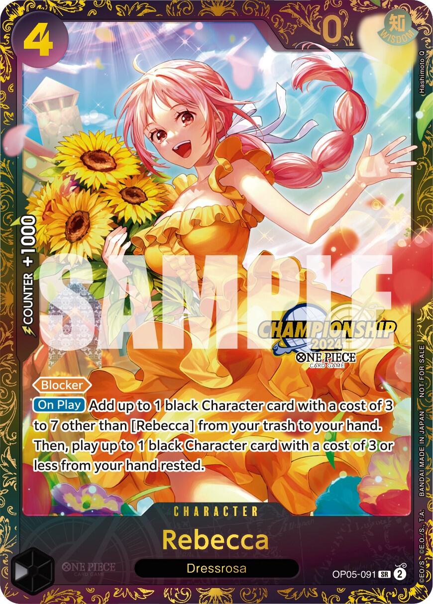 Rebecca (October Championship 2024 Online Regional) [One Piece Promotion Cards] | Total Play