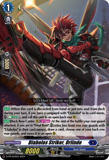 Diabolos Striker, Orlindo (D-PR/554EN) [D Promo Cards] | Total Play