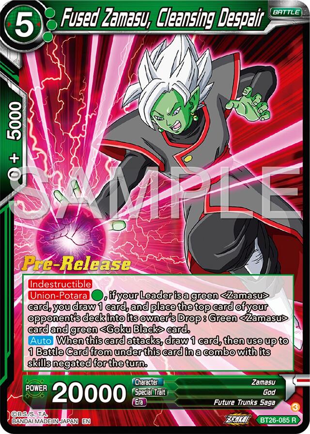 Fused Zamasu, Cleansing Despair (BT26-085) [Ultimate Advent Prerelease Promos] | Total Play