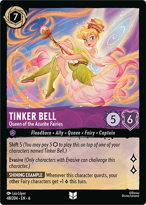 Tinker Bell - Queen of the Azurite Fairies (48/204) [Azurite Sea] | Total Play