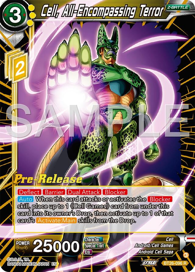 Cell, All-Encompassing Terror (BT26-096) [Ultimate Advent Prerelease Promos] | Total Play