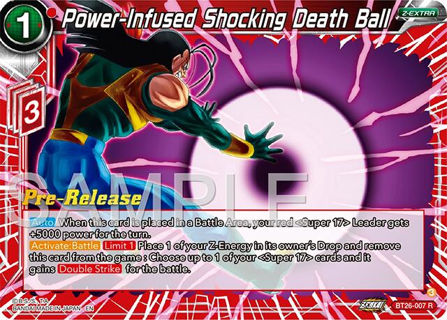 Power-Infused Shocking Death Ball (BT26-007) [Ultimate Advent Prerelease Promos] | Total Play