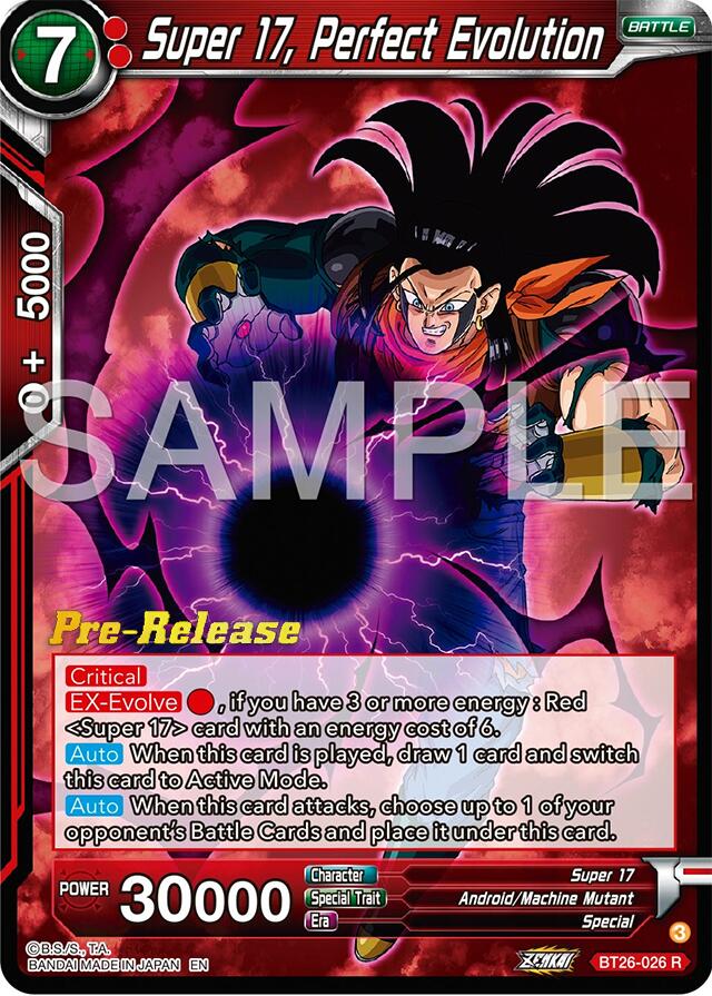 Super 17, Perfect Evolution (BT26-026) [Ultimate Advent Prerelease Promos] | Total Play