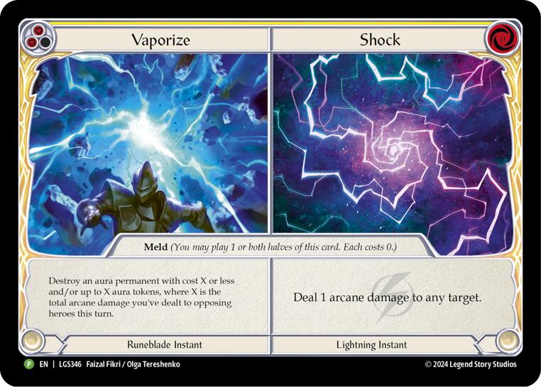 Vaporize // Shock - LGS346 [LGS346] (Promo)  Cold Foil | Total Play