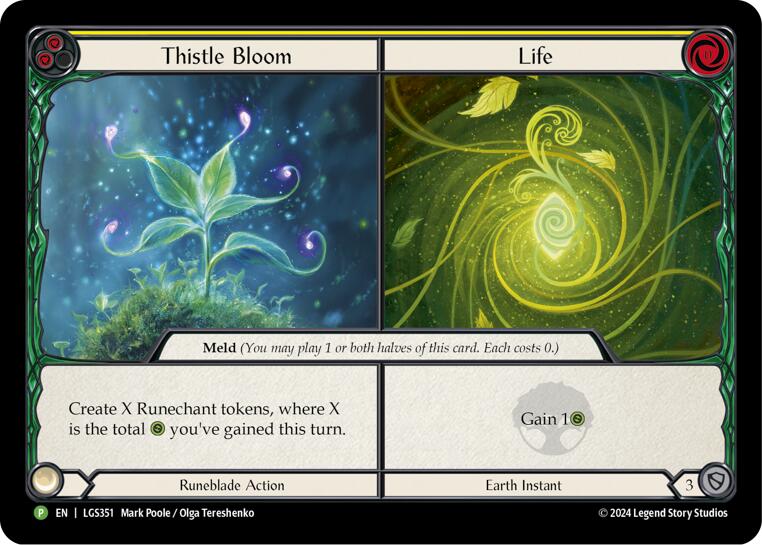 Thistle Bloom // Life - LGS351 [LGS351] (Promo)  Cold Foil | Total Play