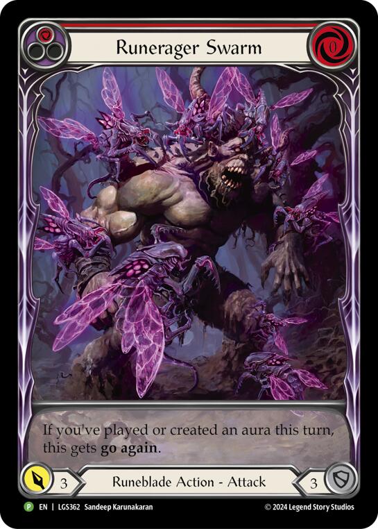 Runerager Swarm (Red) [LGS362] (Promo)  Rainbow Foil | Total Play