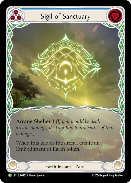 Sigil of Sanctuary (Extended Art) [LGS323] (Promo)  Rainbow Foil | Total Play