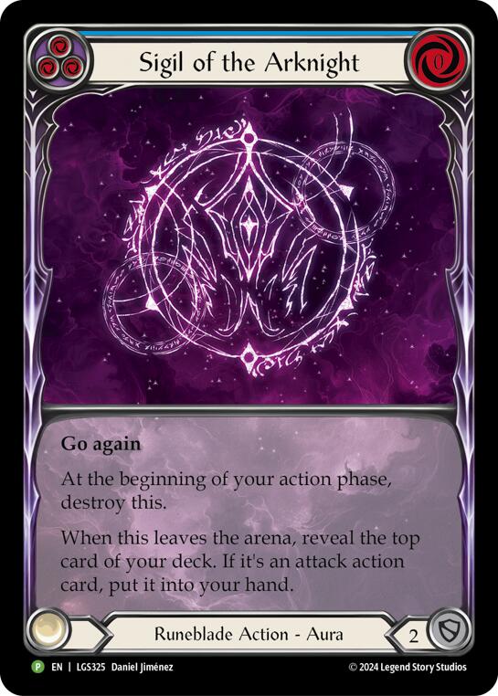 Sigil of the Arknight (Extended Art) [LGS325] (Promo)  Rainbow Foil | Total Play