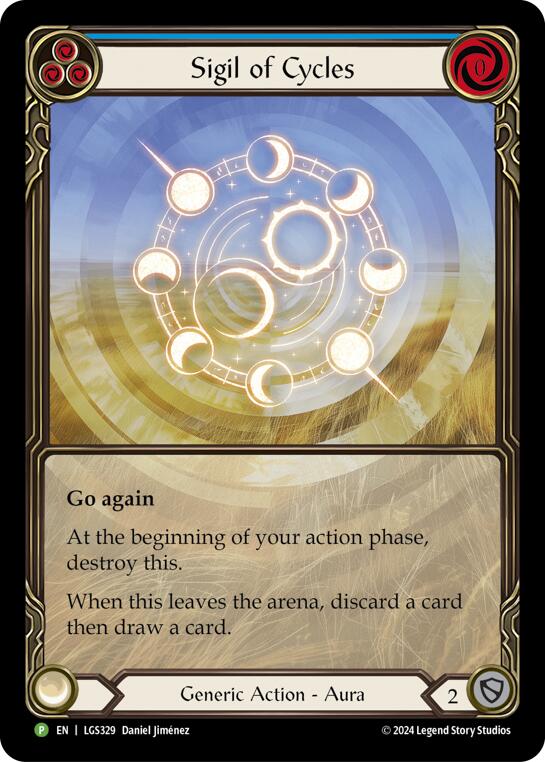 Sigil of Cycles (Extended Art) - LGS329 [LGS329] (Promo)  Rainbow Foil | Total Play