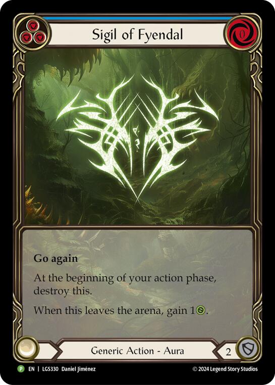 Sigil of Fyendal (Extended Art) [LGS330] (Promo)  Rainbow Foil | Total Play