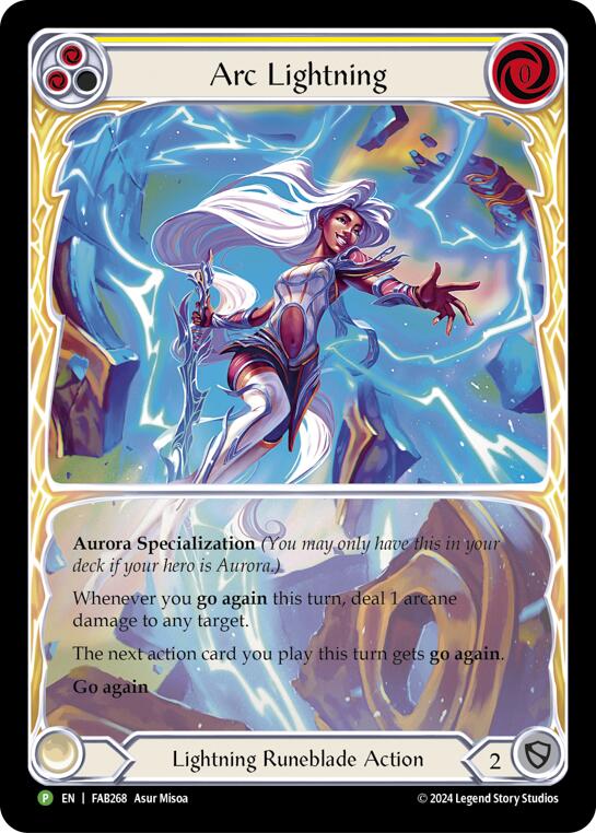 Arc Lightning (Extended Art) [FAB268] (Promo)  Rainbow Foil | Total Play