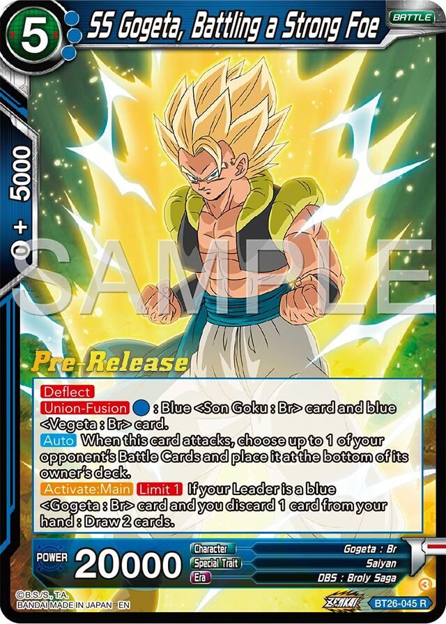 SS Gogeta, Battling a Strong Foe (BT26-045) [Ultimate Advent Prerelease Promos] | Total Play