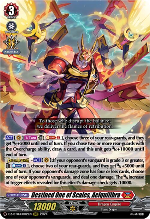 Destined One of Scales, Aelquilibra (DZ-BT04/002EN) [Destined Showdown] | Total Play