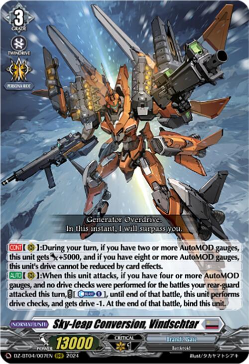 Sky-leap Conversion, Vindschtar (DZ-BT04/007EN) [Destined Showdown] | Total Play