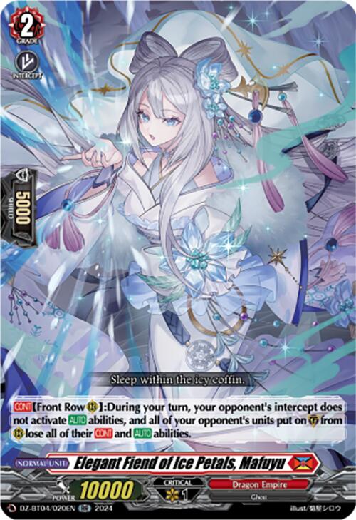 Elegant Fiend of Ice Petals, Mafuyu (DZ-BT04/020EN) [Destined Showdown] | Total Play